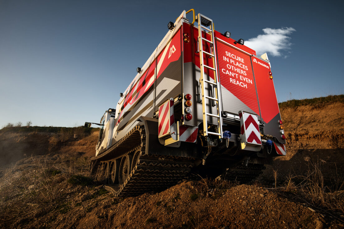 Magirus, Pistenbully, Inustrie, Feuerwehr, Brandschutz, Firebull, rampant, ulm